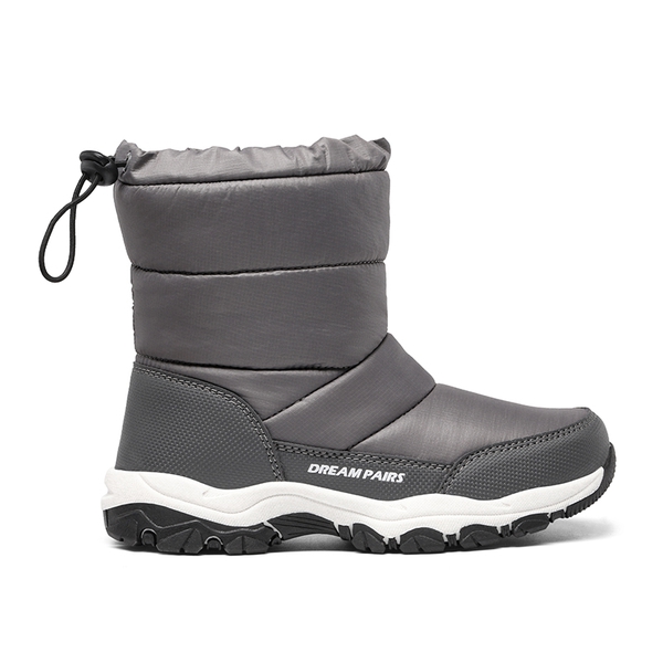 Waterproof Kids Snow Boots - DARK GRAY - 1
